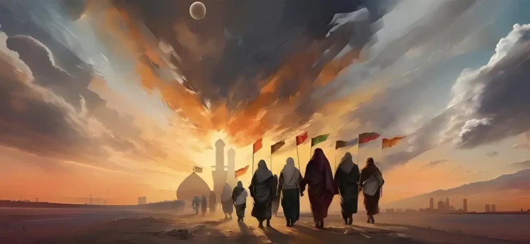 پیاده روی اربعین از نجف تا کربلا